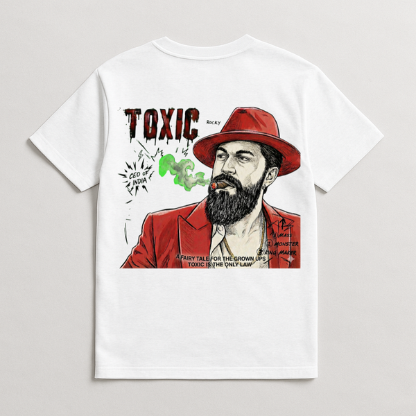 TOXIC movie Tshirt Regular Size 180gsm White