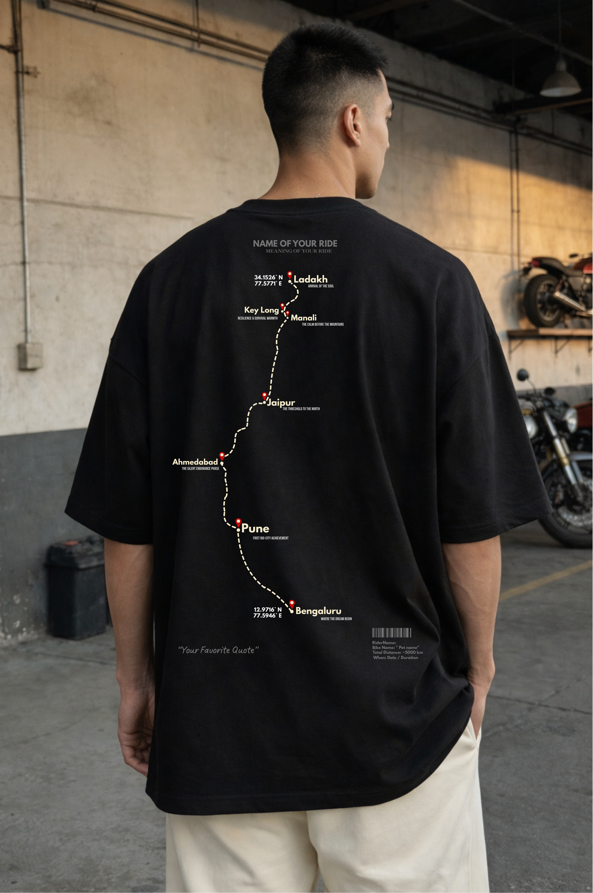 Rider Men Dropshoulder Tshirt